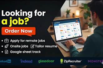 do job search and apply for jobs on your behalf