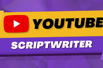 be your youtube scriptwriter