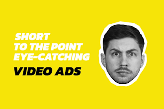 create a professional video adverts for social media