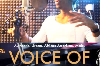 narrate an edgy urban african american male voice over