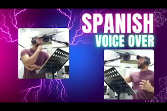 record a spanish voice over for you