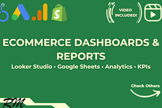 build a professional ecommerce dashboard in looker studio