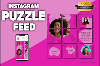 create your amazing instagram puzzle feed