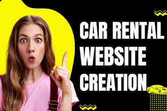 build a car rental website with online booking and payment system