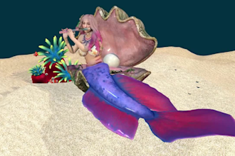 create 3d character with rig and morphs
