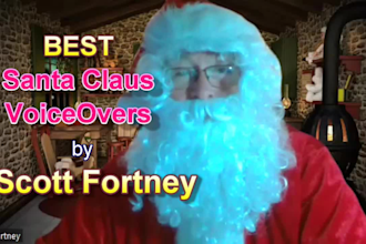 record a santa claus voiceover for any kind of project