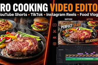 edit viral food and cooking vidéos
