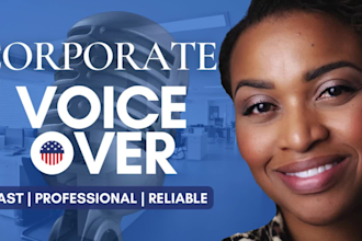 narrate corporate female voice over