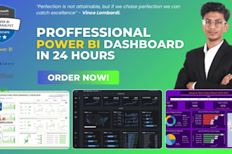 be your power bi expert data analyst for power bi dashboard