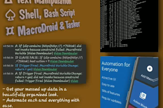 automate tasks on android, ios and browsers