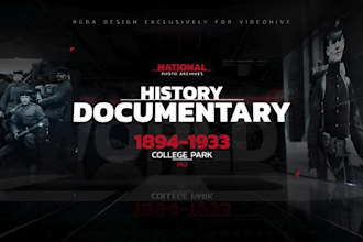 expertly edit your historical, documentary or scary video