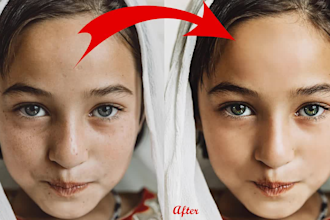 do natural looking skin retouching