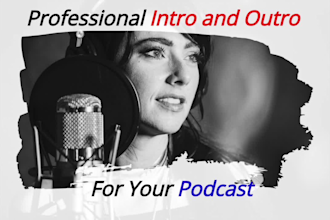 record an intro and or outro for your podcast