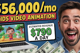 create fun and engaging 2d kids animation videos for youtube and learning
