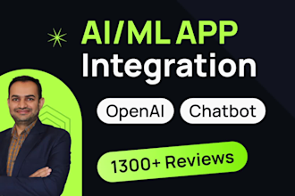 integrate and develop app with open ai, chat gpt, gemini
