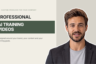 create professional ai training videos