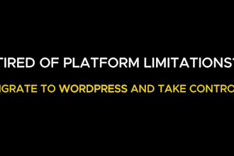 migrate webflow, wix, drupal, squarespace into wordpress