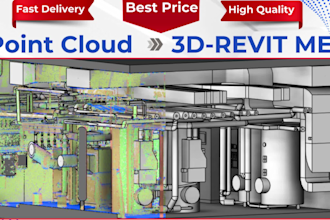 convert point cloud to 3d revit mep, tga, plumbing, hvac