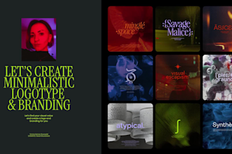 create a visual voice with logo and brand book