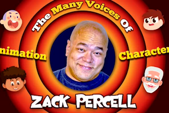 record a silly or serious character voice over