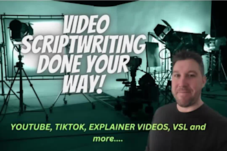 write an engaging video script for you