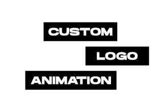 produce a custom animated logo intro video