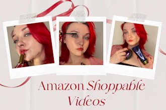 create an amazon storefront shoppable  video for your product