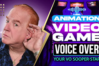 do your videogame, animation, cartoon voiceover anime villain voicemail youtube