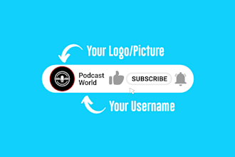 make an animated youtube subscribe button