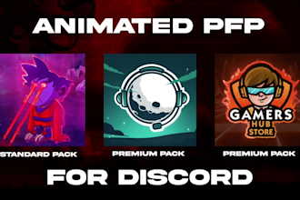 make an animated pfp, logo, discord, twitch, twitter