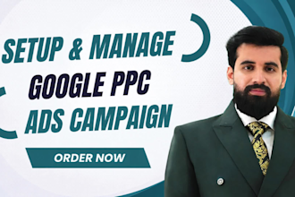 setup meta ads, google ads PPC campaign and performance marketing