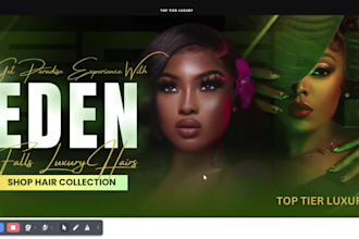 design hair extension website shopify hair extension website hair website