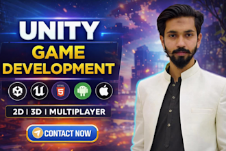 do unity game development as a professional unity game developer