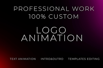do professional logo animation