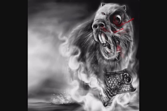 do awesome illustration in realistic tattoo style