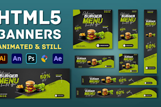 create html5 banner or animated html5 banner ads