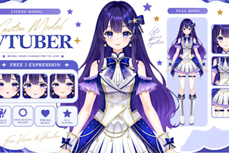 design and rig your live2d vtuber model