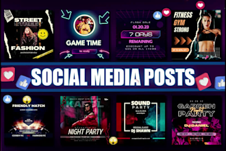 create instagram posts, stories, ads and banners