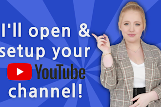 create and setup your new youtube channel
