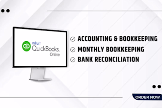do accounting, bookkeeping for USA, canada, UK, australia