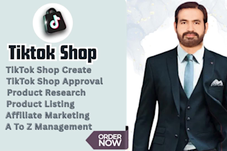 set up tiktok shop, manage tiktok shop