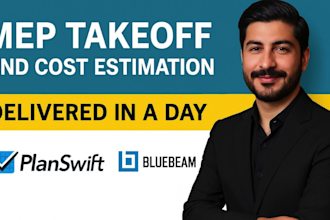 prepare accurate mep takeoffs and cost estimation