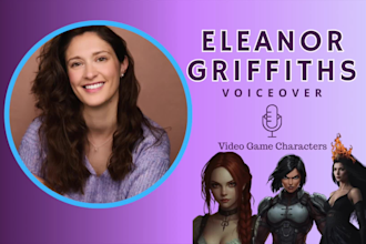 be your voice actor in your video game or animation