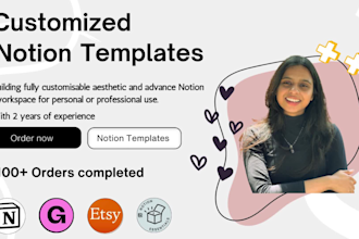 design a custom notion template for life and business use
