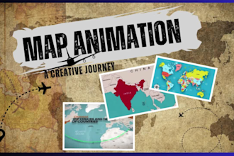create map animation and documentary video editing like vox, jhonny harris