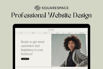 design a professional and beautiful squarespace website