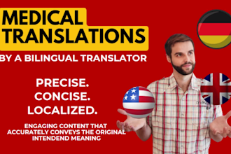 translate medical content from english to german