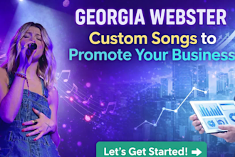 create a catchy custom country music or jingle to promote your business