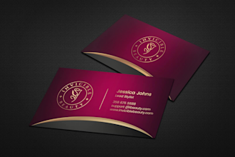 create professional and premium custom business card design