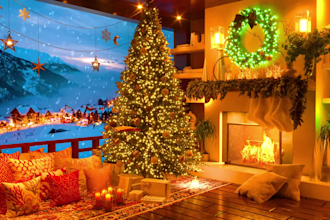 do cozy ambience relaxing videos with rain, snow, thunder